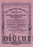 Deutschen Centralbodenkredit, Berlin, 500 reichsmark 1937