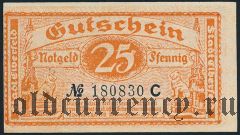 Эльберфельд (Elberfeld), 25 пфеннингов 1919 года
