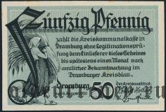 Драмбург (Dramburg), 50 пфеннингов 1920 года