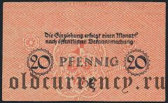 Эрланген (Erlangen), 20 пфеннингов 1918 года