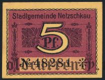 Нечкау (Netzschkau), 5 пфеннингов