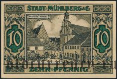 Мюльберг (Mühlberg), 10 пфеннингов 1921 года