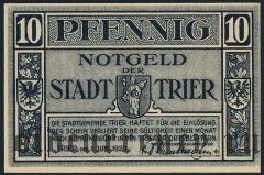 Трир (Trier), 10 пфеннингов 1920 года