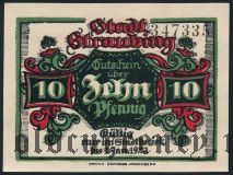 Штраубинг (Straubing), 10 пфеннингов 1918 года