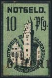 Саарбрюккен (Saarbrücken), 10 пфеннингов 1919 года