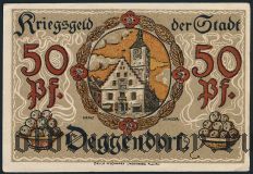 Деггендорф (Deggendorf), 50 пфеннингов 1918 года