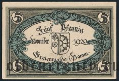 Фрайенвальде (Freienwalde), 5 пфеннингов 1920 года