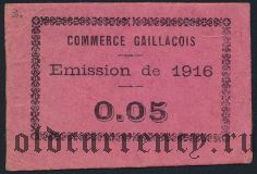 Франция, Гайак (Gaillac), 0.05 франков 1916 года