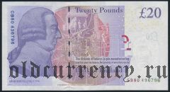 Великобритания, 20 фунтов 2006 года
