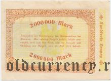 Леннеп (Lennep), 2.000.000 марок 1923 года. Серия: А