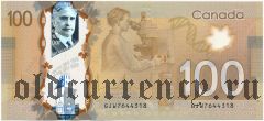Канада, 100 долларов 2011 года. Полимерная