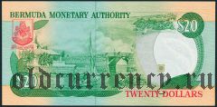 Бермуды, 20 долларов 1989 года