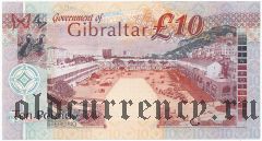 Гибралтар, 10 фунтов 2002 года