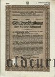 Umschuldungsverband deutscher Gemeinden, Berlin, 50.000 reichsmark 1933.