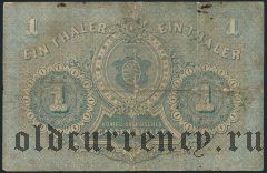 Германия, 1 талер 1867 года