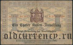 Германия, 1 талер 1861 года