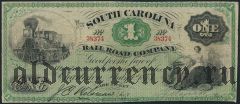 США, South Carolina, 1 доллар 1873 года