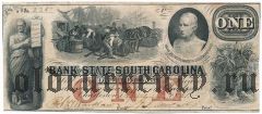 США, South Carolina, 1 доллар 1861 года