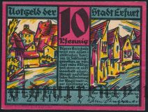 Эрфурт (Erfurt), 10 пфеннингов 1920 года