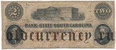 США, Bank of the State of South Carolina, 2 доллара 1860 года