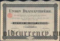 Франция, Union Diamantifere, 100 франков 1928 года