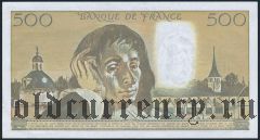 Франция, 500 франков 1992 года