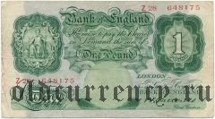 Великобритания, 1 фунт (1928-48) года