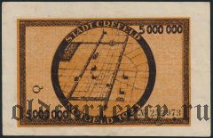 Крефельд (Crefeld), 5.000.000 марок 1923 года