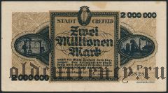 Крефельд (Crefeld), 2.000.000 марок 1923 года. Вар. 3