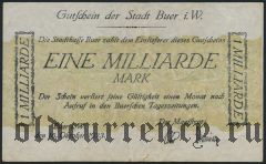 Бюр (Buer), 1.000.000.000 марок 1923 года