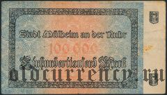 Мюльхайм-на-Руре (Mülheim an der Ruhr), 100.000 марок 1923 года. Вар. 1