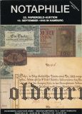 Аукционный каталог банкнот, Notaphilie, 1998 года