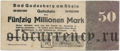 Бад-Годесберг (Bad Godesberg), 50.000.000 марок 1923 года