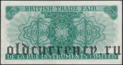 Тестовая банкнота, De La Rue Instruments Limited, 1961 год