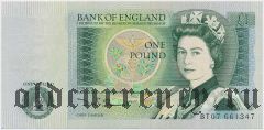 Великобритания, 1 фунт (1978-84) года