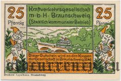 Брауншвейг (Braunschweig), 25 пфеннингов 1921 года