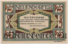 Кобленц-Нойендорф (Coblenz-Neuendorf), 75 пфеннингов 1921 года