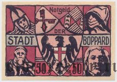 Боппард (Boppard), 50 пфеннингов 30.03.1921 года