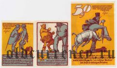 Рибниц (Ribnitz), 3 нотгельда 1922 года