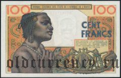 Западно Африканские Штаты, Кот д'Дивуар, 100 франков 1964 года
