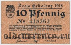 Эркеленц (Erkelenz), 10 пфеннингов 1919 года