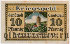 Камбург (Camburg), 10 пфеннингов 1919 года