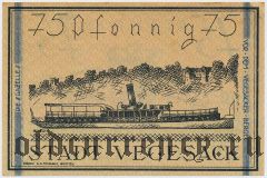 Вегезак (Vegesack), 75 пфеннингов 1921 года