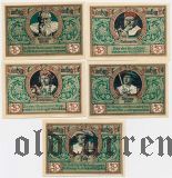 Ротенбург (Rothenburg), 5 нотгельдов 1921 года