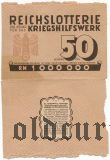 Германия, моментальная лотерея 1942 года
