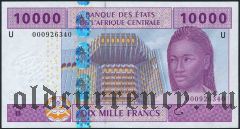 Центральн Африканские Штаты, Камерун, 10.000 франков 2002 года