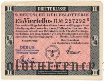 Германия, лотерея, Июнь 1943 года