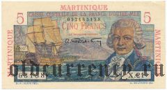 Мартиника, 5 франков (1947-49) года