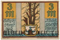 Клодниц (Klodnitz), 3 марки 1921 года. Вар. 1