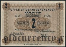 Германия, Köln-RH, 2 марки 1918 года